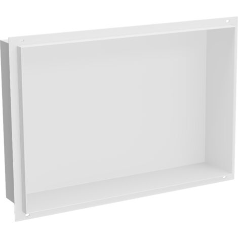 Mexen X-Wall-NR mensola incassata senza flangia 45 x 30 cm, bianca - 1921453010