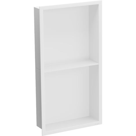Mexen X-Wall-R étagère niche avec collerette et étagère 60 x 30 cm, blanche - 1920603010S