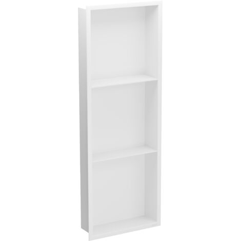 Mexen X-Wall-R mensola a incasso con cornice e ripiano 90 x 30 cm, bianca - 1920903010S