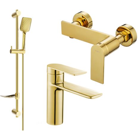 Mexen Zero DF62 set doccia, oro - 71104DF62-50