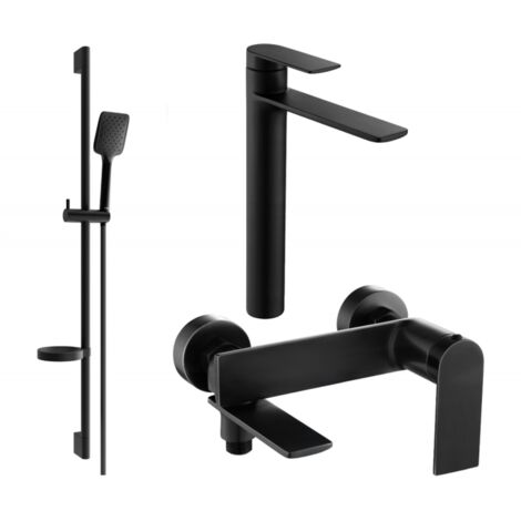 Mexen Zero DS62 set da bagno, nero - 7113DS62-70