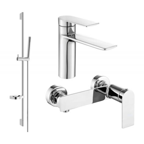 Mexen Zero DS70 ensemble de douche, chrome - 71104DS70-00