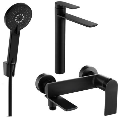 Mexen Zero R40 set da bagno, nero - 71113R40-70