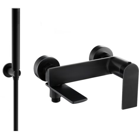 Mexen Zero R70 ensemble bain-douche avec kit de douche, noir - 7113R70-70
