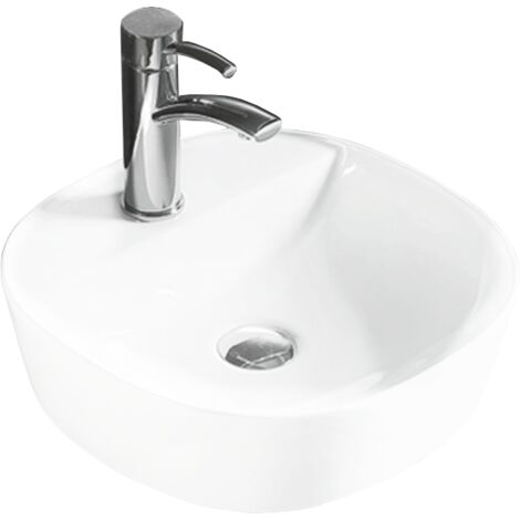 Mexen Zita lavabo de comptoir 40 x 40 cm, Blanc - 21874000