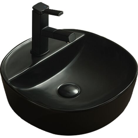 Mexen Zita lavabo de comptoir 40 x 40 cm, Noir mat - 21874085