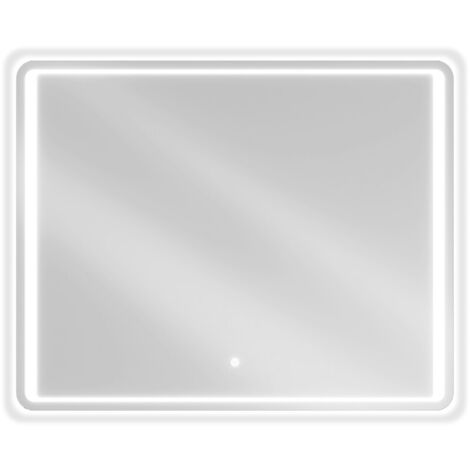 Mexen Zusa specchio da bagno retroilluminato 100 x 80 cm, LED 6000K, antiappannamento - 9808-100-080-611-00