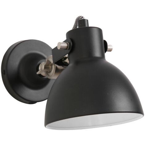 Mexlite - applique murale - Cera - noir - métal - lampe de lit -