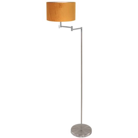 Mexlite - lampadaire - Bella - acier - métal velours tissu - Ø