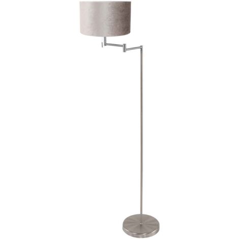 Mexlite - lampadaire - Bella - acier - métal velours tissu - Ø