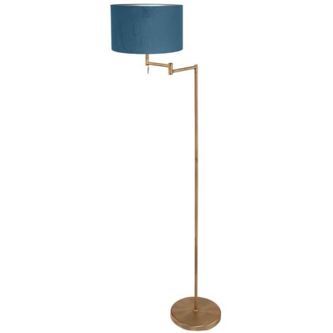 Mexlite - lampadaire - Bella - bronze - métal velours tissu - Ø