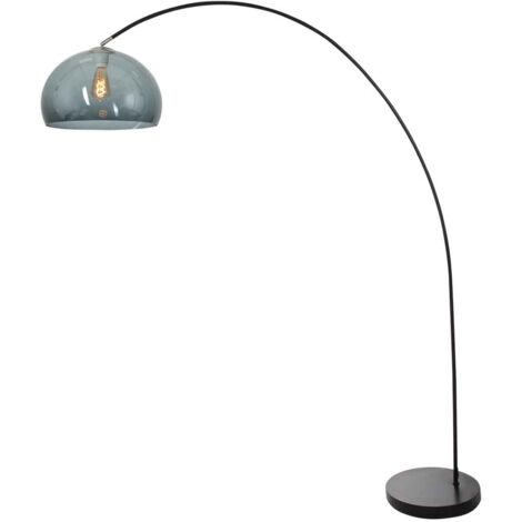 Mexlite - lampadaire - Solva - noir - plastique métal - lampe