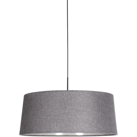 Mexlite - lámpara colgante - HaloSwap - gris - textil - Ø 48cm -