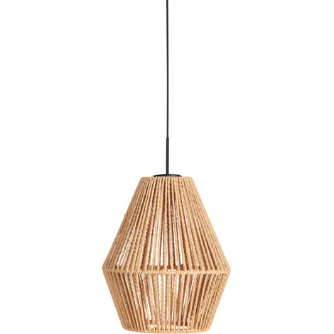 Mexlite - lámpara colgante - HaloSwap - natural - algodón - E27 -