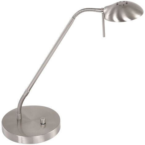 Mexlite - lámpara de mesa - Biron - acero - vidrio metal -