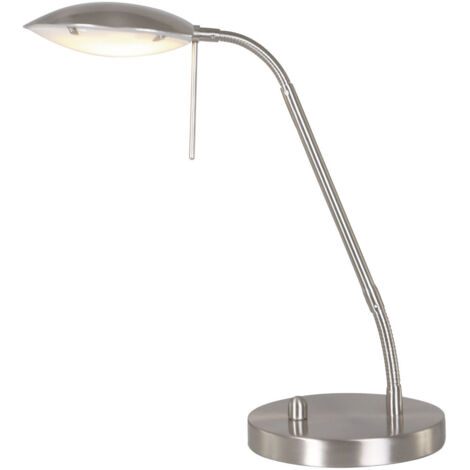 Mexlite - lampe de table - Eloi - acier - verre métal - Ø 17cm -