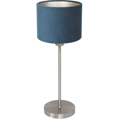Mexlite - lampe de table - Noor - bleu acier - métal textile -
