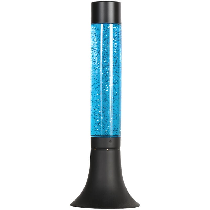 Mexlite - lampe de table - Volcan - bleu noir - plastique métal -