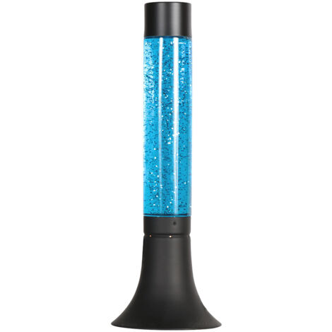 Mexlite - lampe de table - Volcan - bleu noir - plastique métal -