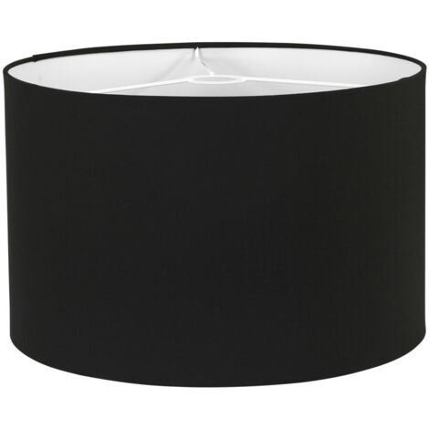 Mexlite - lampenschirm - Shade - schwarz - leinen - Ø 40cm - E27