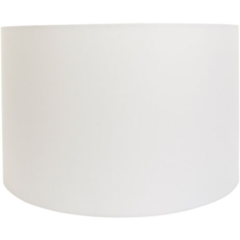 Mexlite - lampenschirm - Shade - weiß - leinen - Ø 40cm - E27 -