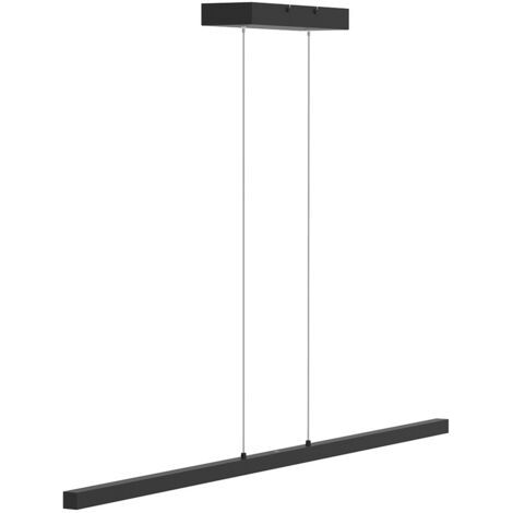 MEXLITE LED light stripe Pendelleuchte in Schwarz 20W 2000lm