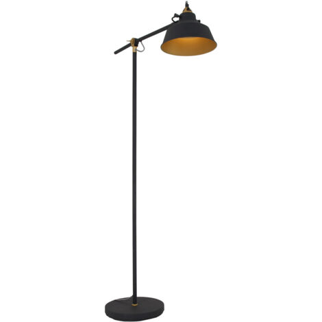 Mexlite - stehlampe - Nove - schwarz - metall - Ø 28cm - E27 -