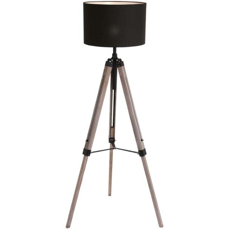 Mexlite - stehlampe - Triek - schwarz - metall stoff - Ø 75cm -