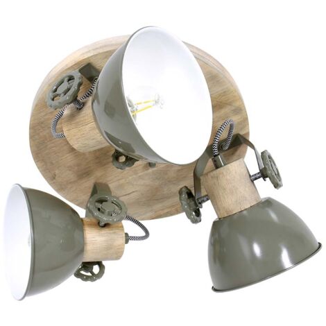 STEINHAUER Mexlite strahler Gearwood - rohr - gummi - 38 cm - E27 - 3063G