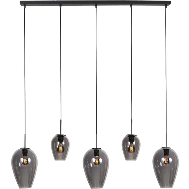 Mexlite - suspension - HaloSwap - noir - verre - grande lampe de Mexlite - suspension - HaloSwap - noir - verre - grande lampe de