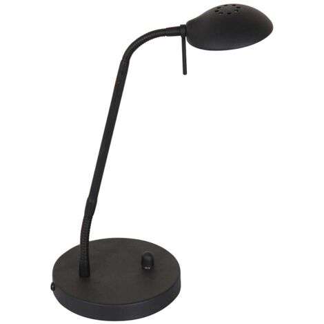 Mexlite - tischlampe - Biron - schwarz - glas metall -