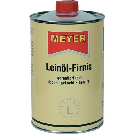 MEYER-CHEMIE GMBH & CO. KG Meyer Leinoel Firnis Versiegeln von Holz Möbel Balken 1000ml