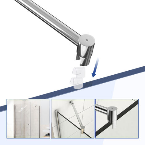 Schulte Paire de joints magnétiques universels 45° dégrées, 201 cm  recoupable, pour porte 5, 6 et 8 mm, E100055-90-5-99