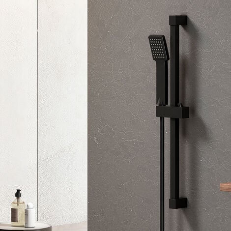 Meykoers Duschset mit Duschstange Duschsystem 610 mm mit Duschschlauch, Duschkopf