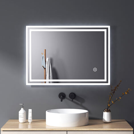 Meykoers LED Bathroom, Illuminated Bathroom Mirrors IP44 Rated