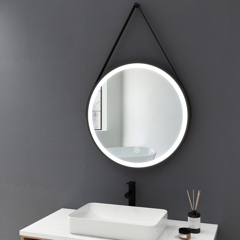Meykoers - Miroir de salle de bain Rond led Φ60cm , Miroir a