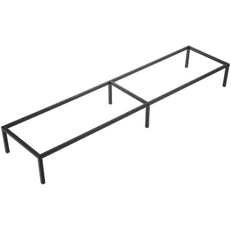 Mezcla de estantería de base metálica 134 x 29 - Negro