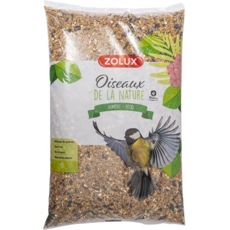 Mezcla de semillas para aves del jardín bolsa 5 kg Zolux