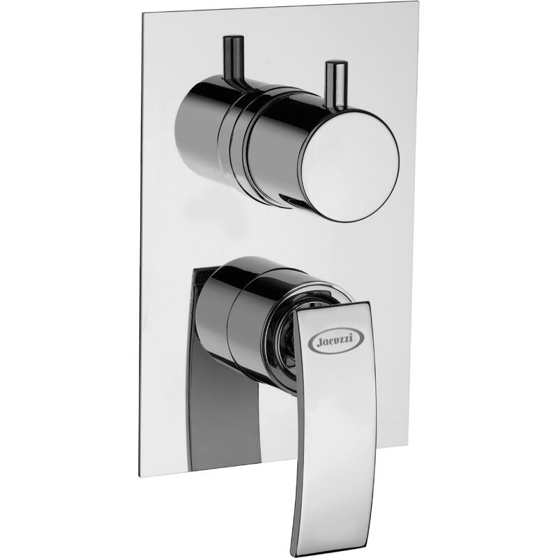 

Mezclador de ducha empotrado 2 salidas ray 0IO00400JA01 | Cromo - Jacuzzi Rubinetteria