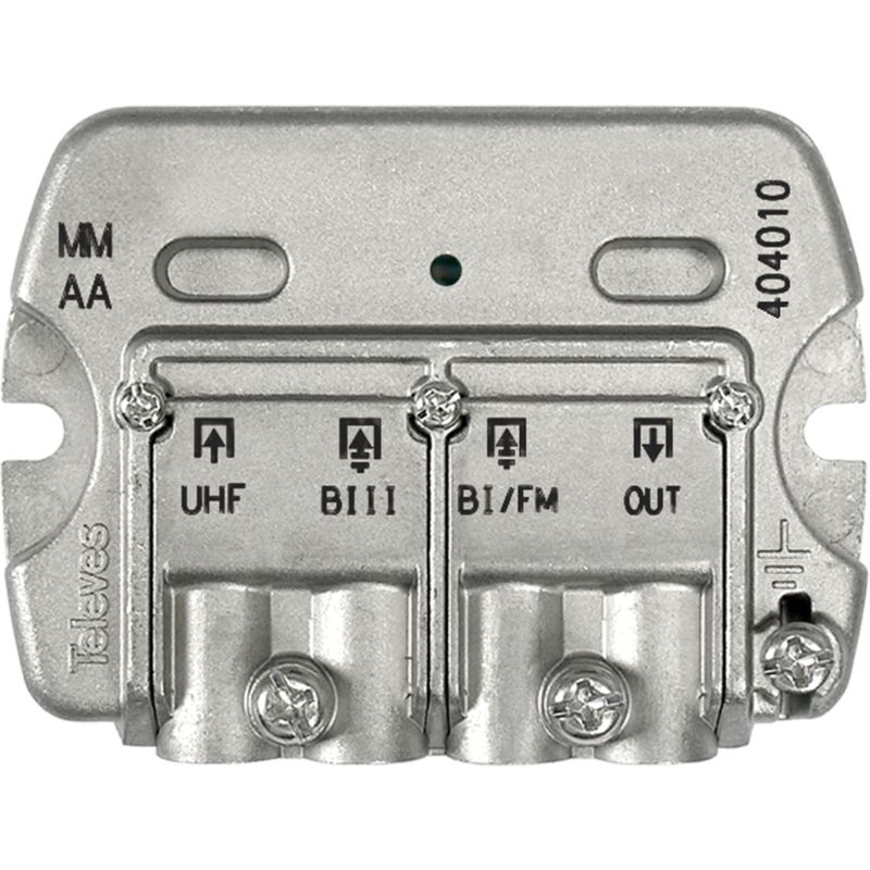 

MEZCLADOR BI/FM-BIII/DAB-UHF 404010 - Televes