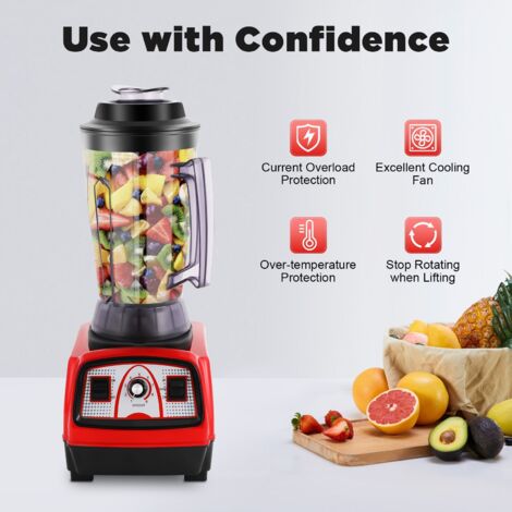 Mezclador comercial de mesa, fabricante de batidos 4L, mezclador universal 2200W