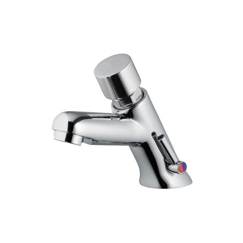 

Idral Mezclador con pulsador temporizado para lavabo coleción MODERN 08212 | cromado brillante