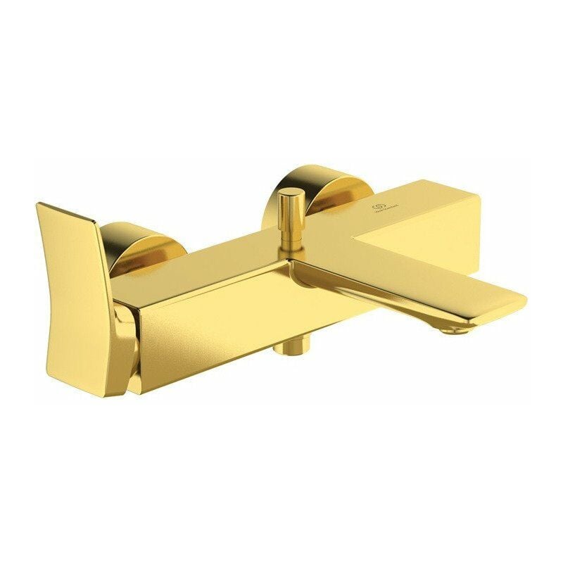 

Ideal - Mezclador de baño CHECK oro cepillado expuesto STANDARD