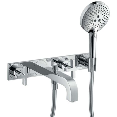 Mezclador de baño de 3 agujeros hansgrohe AXOR Citterio con asas