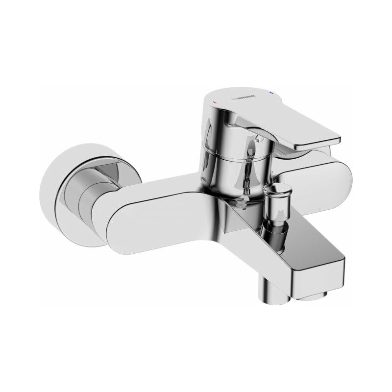 

Mezclador de baño de una mano twist, DN 15 (G 1/2) para montaje en la pared - 09742183 - Hansa