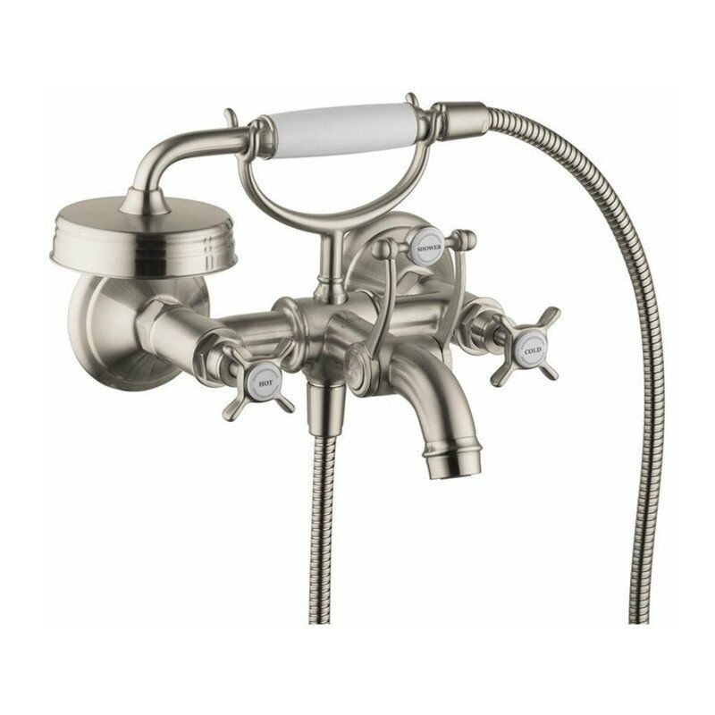 

Hansgrohe - Mezclador de baño / ducha de níquel cepillado