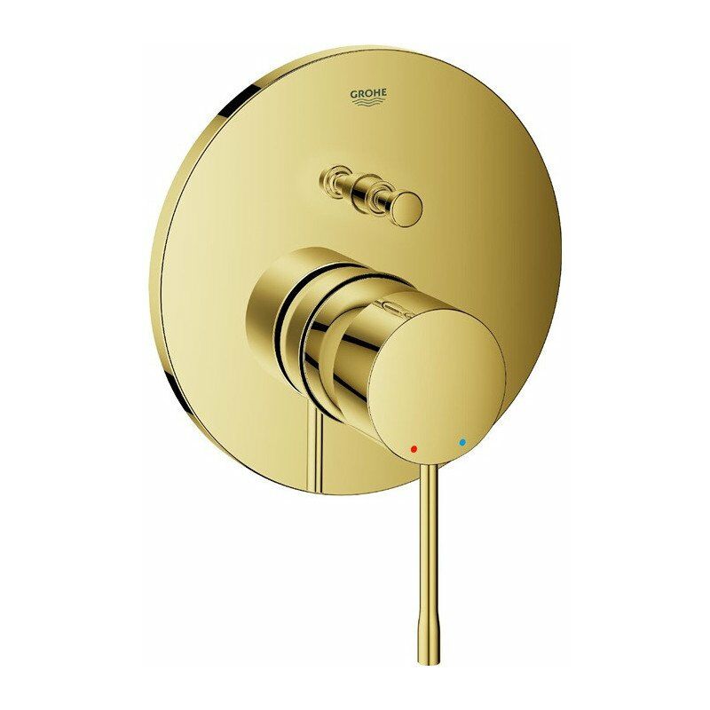 

Mezclador monomando de bañera Essence 24058 FMS para 35600 oro brillante