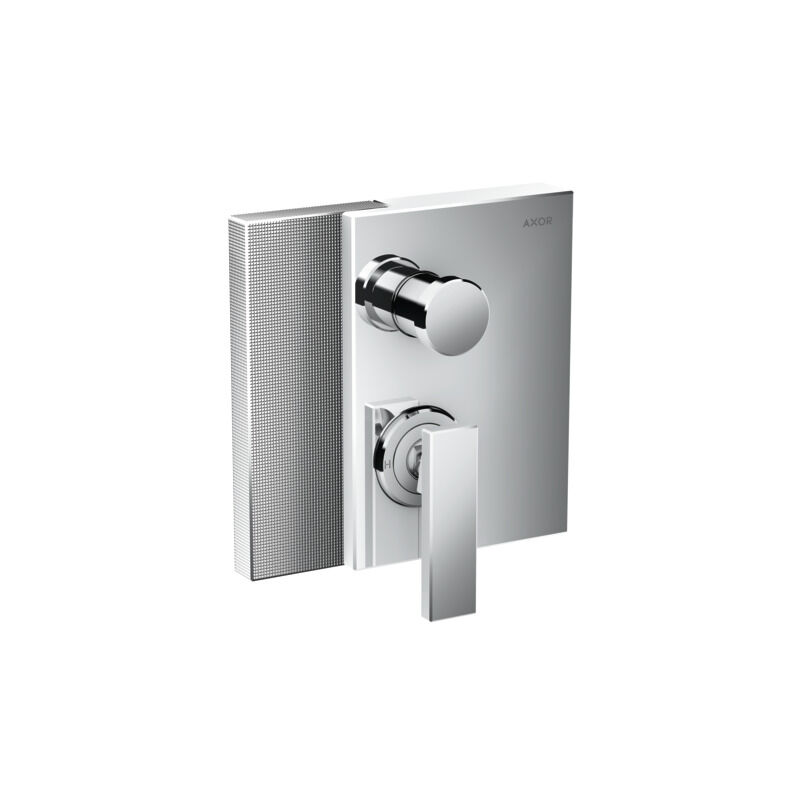 

mezclador de baño monomando AXOR Edge de tamaño manual, oculto, con corte de diamante, color: cromado - 46451000