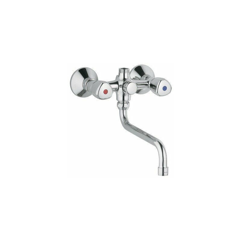 

Mezclador de baño y ducha STANDARD SPEZIAL DN 15, caño giratorio 250 mm cromo KLUDI