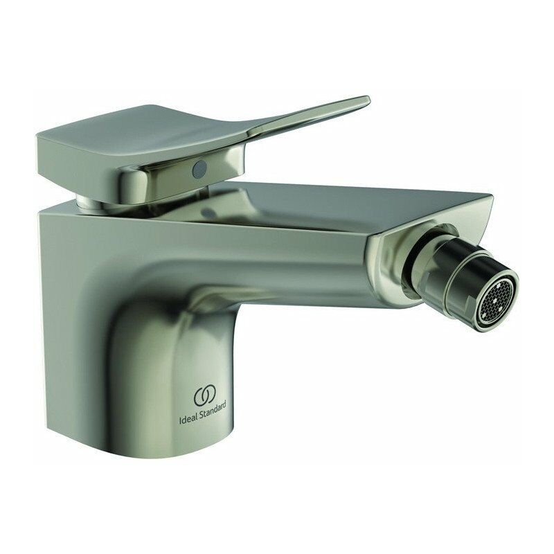 

Mezclador de bidé CHECK saliente 133 mm plateado Storm con vaciador IDEAL STANDARD